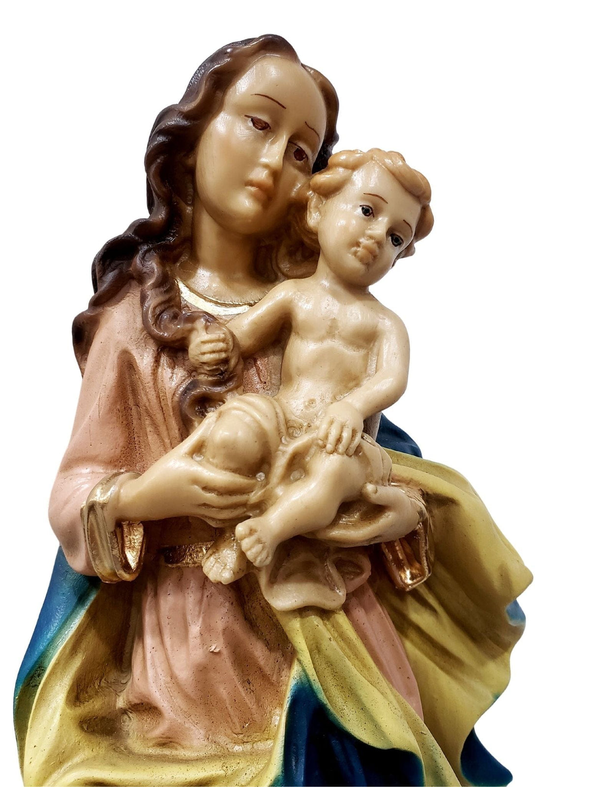 Imagem de Nossa Senhora com Jesus Portuguesa 44 cm