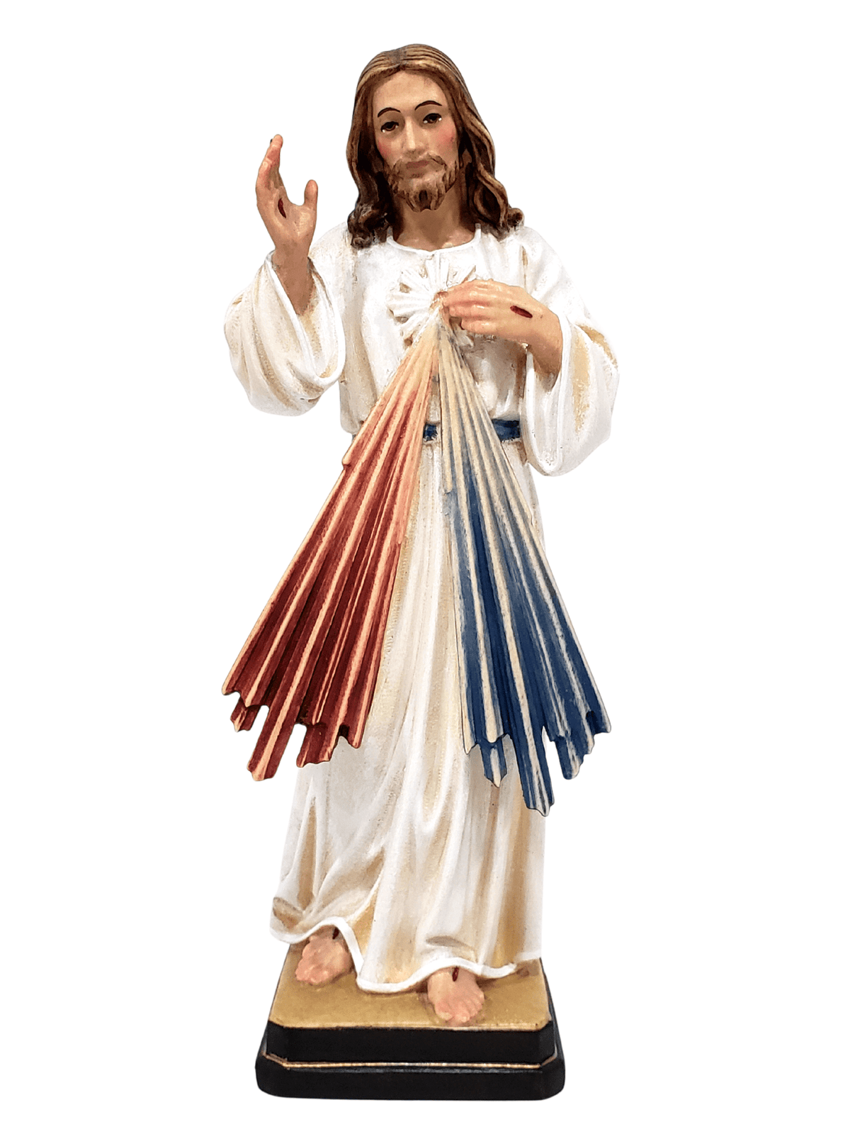 Imagem de Jesus Misericordioso de Madeira Italiana 20 cm